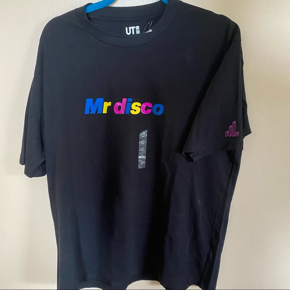 UT Peter Saville Remix Mr Disco Black T-Shirt